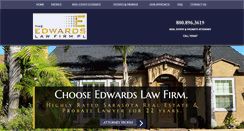 Desktop Screenshot of edwards-lawfirm.com